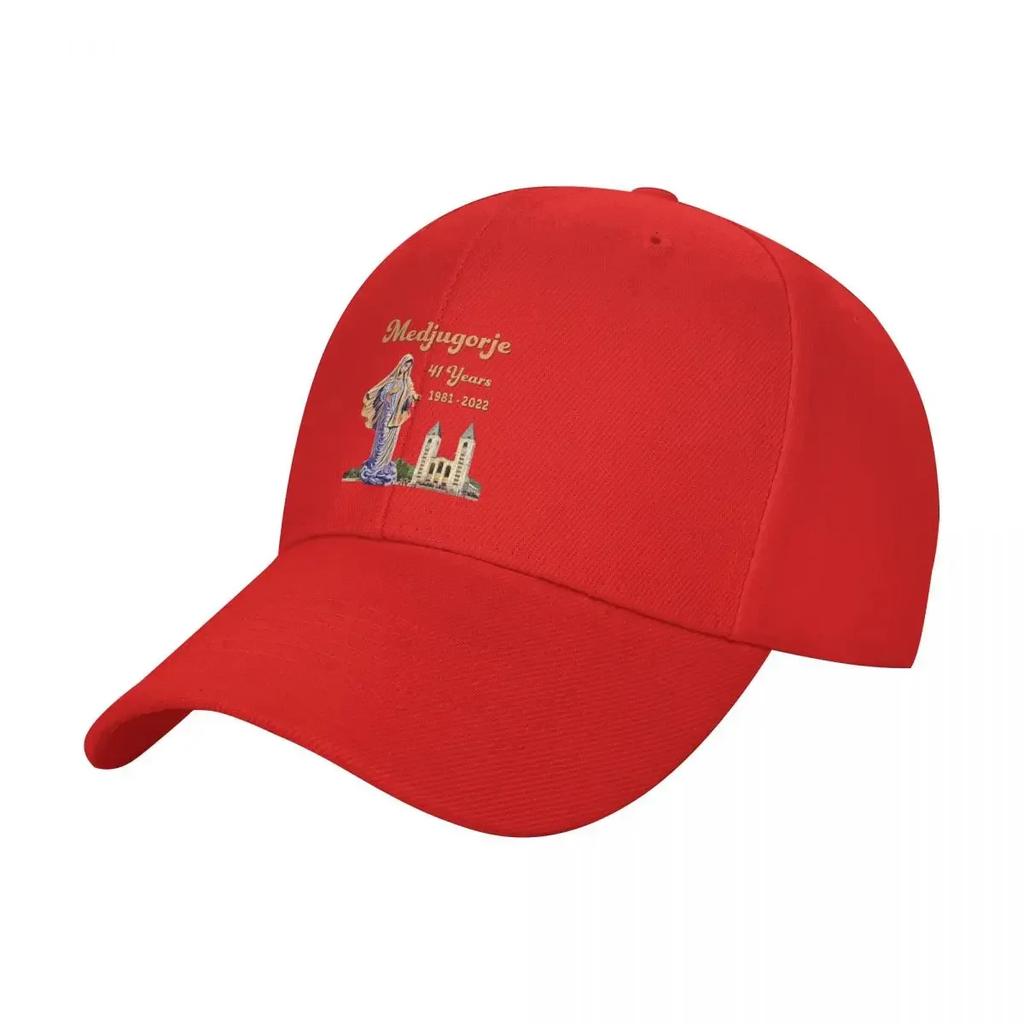 Medjugorje Our Lady Queen of Peace Years Baseball Cap Golf Wear tactical cap Sunscreen birthday Womens Hats Unisexs