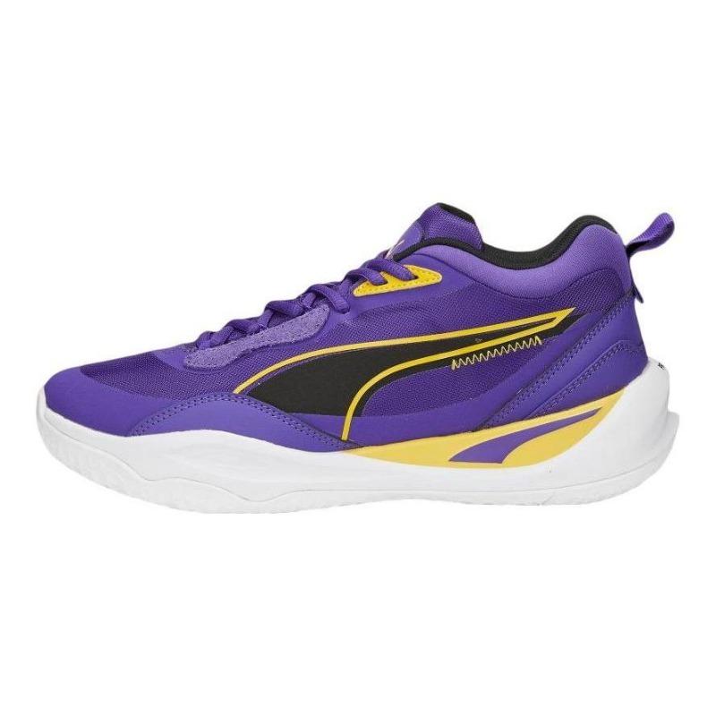 PUMA Playmaker Pro Comfortable Slip-resistant Low-top Basketball Shoes Men Purple 377572-08 42