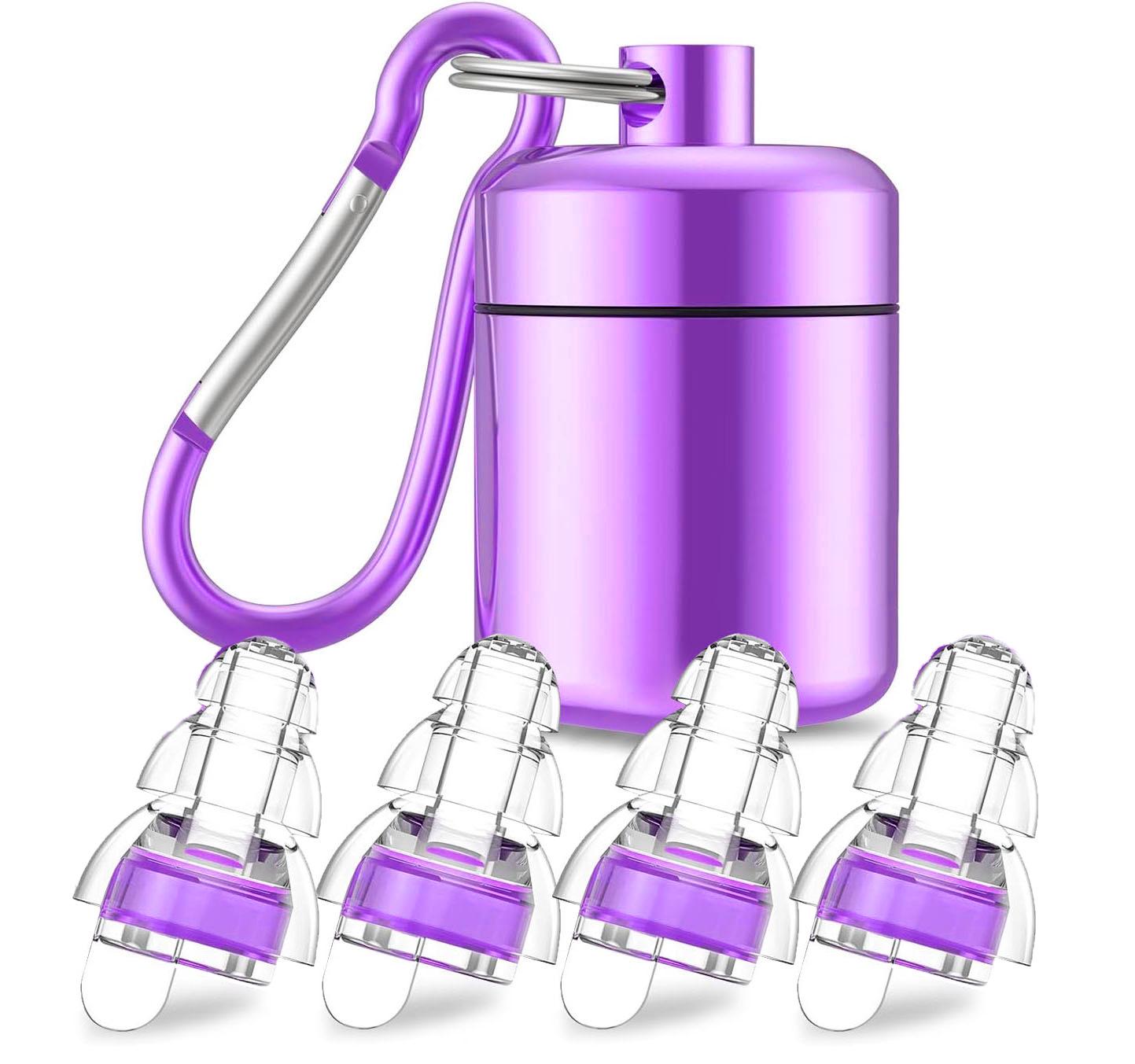 

Высококачественные звукоизоляционные силиконовые беруши с фильтром и водонепроницаемым футляром для хранения музыки и полетов