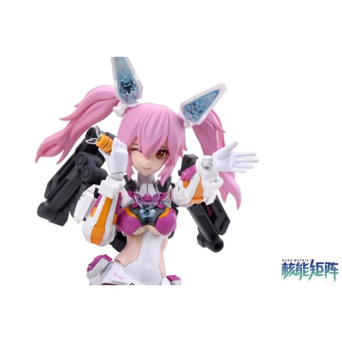 Doyusha NUKE MATRIX CYBER FOREST FANTASY GIRLS 2 REMOTE ATTACK BATTLE BASE INFO TACTICIAN LirlyBell 1/12 Scale Pre-Colored Plastic Model Kit (Standard