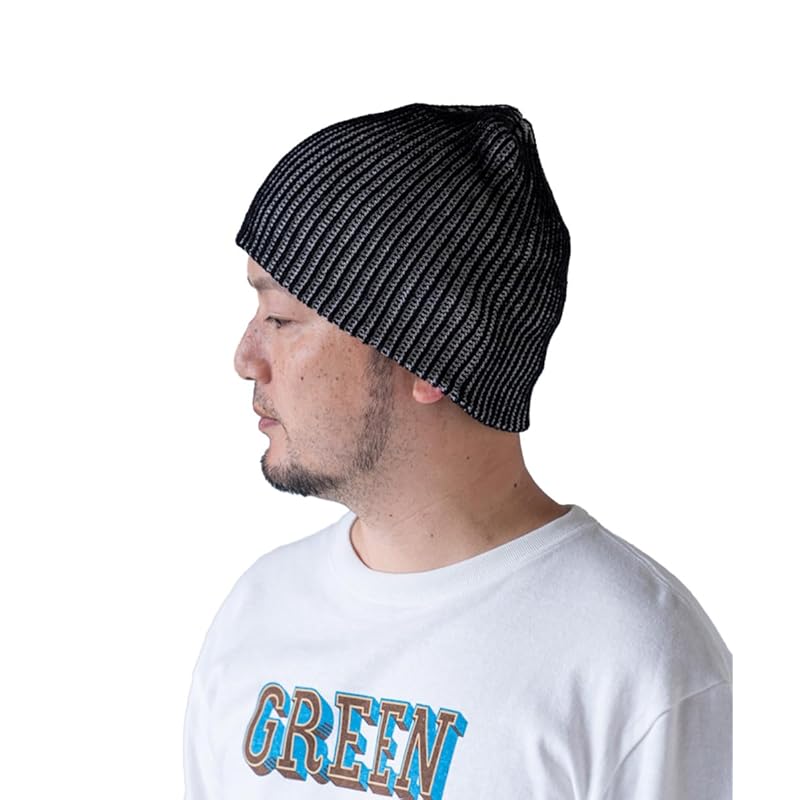 

[Nakota] mixed knit cap long beanie knit cap knit hat hat men s ladies loose Relaxing brand autumn winter Washable Fashionable black black skiing