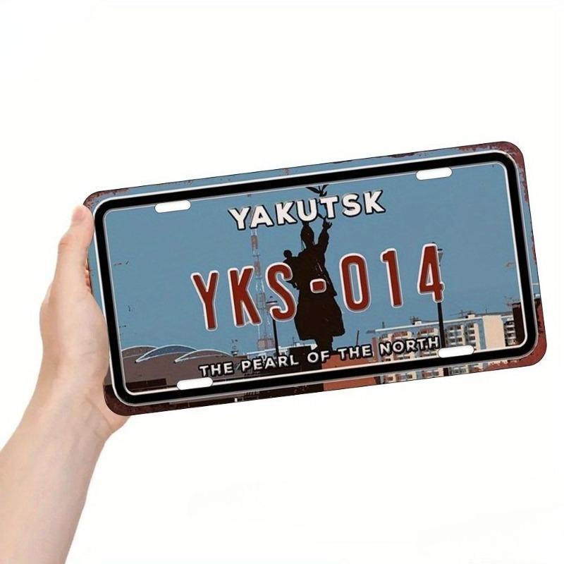 

Texas USA Souvenir License Plate, Metal Auto Wall Decor 15x30cm