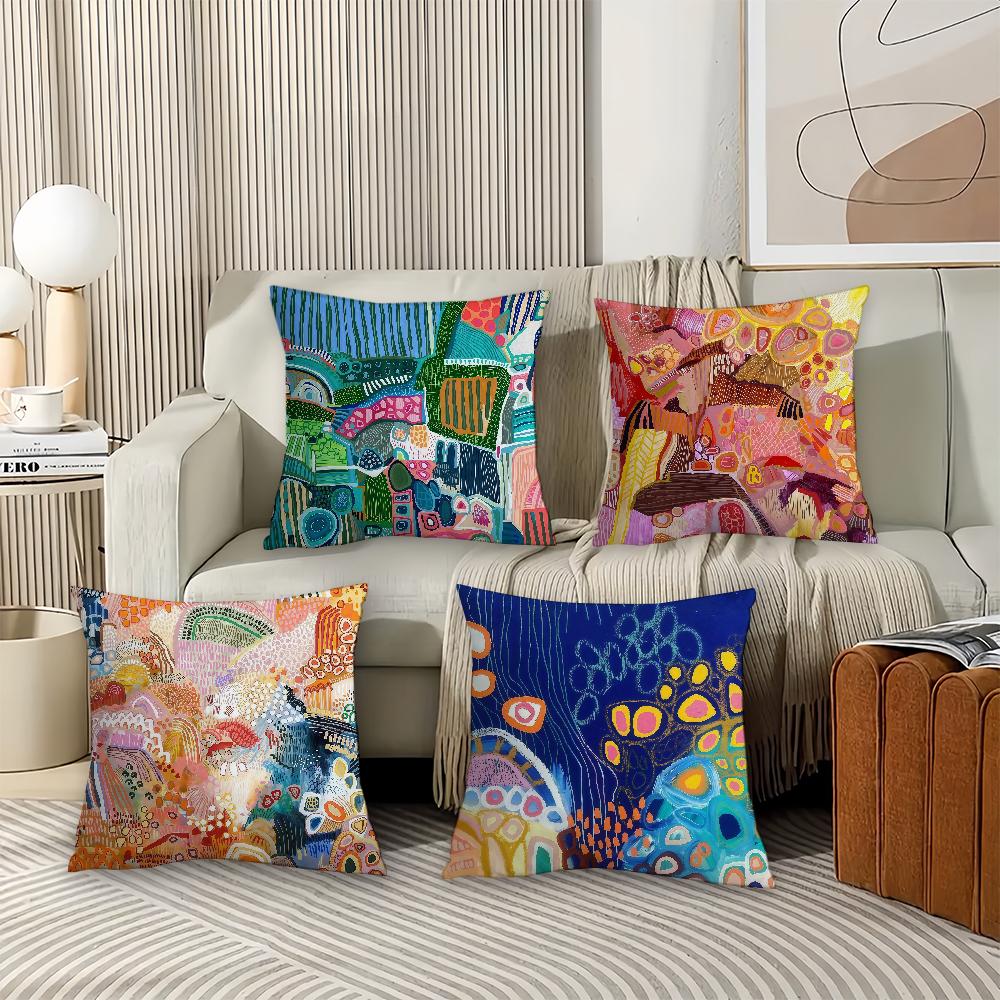 Art JonathanGemmell Pillow Case Office Cushions Suitable For Sofa Car Bedroom Decorative Cushion Cover