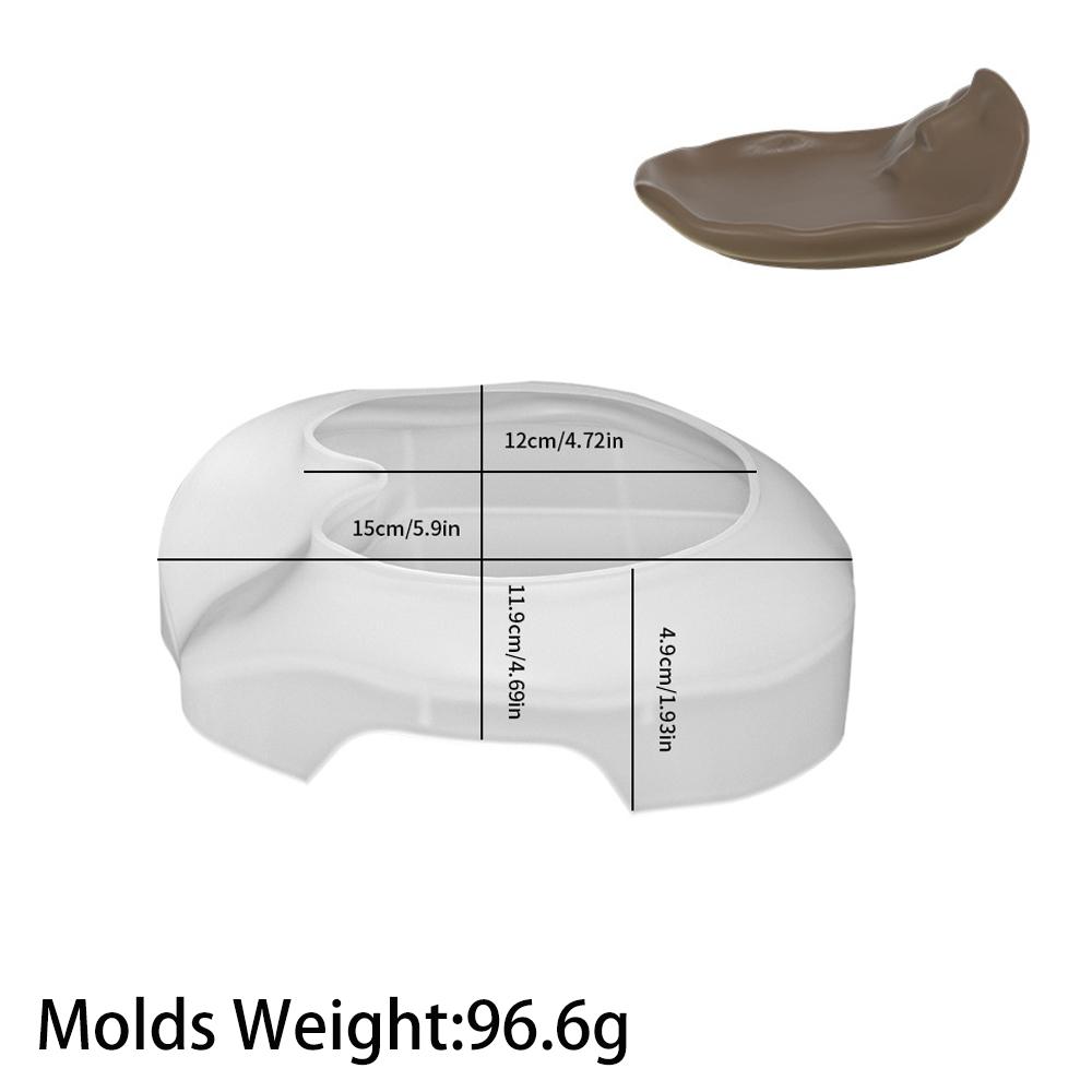 Nordic Design Candle Cup Silicone Mold Handmade Abstract Human Face Tray Molds Plaster Resin Coaster Making Home Decor Supplies