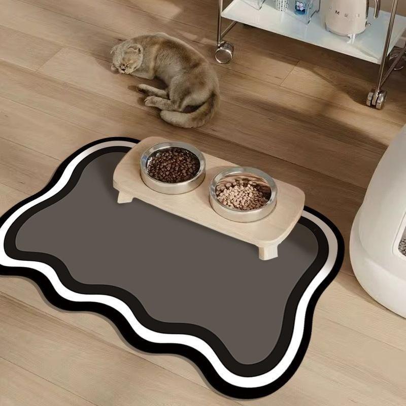 

Quick-Dry Diatomaceous Earth Pet Placemat: Water-Absorbent, Non-Slip, Cold-Insulating Mat for Cats and Dogs 30*40cm