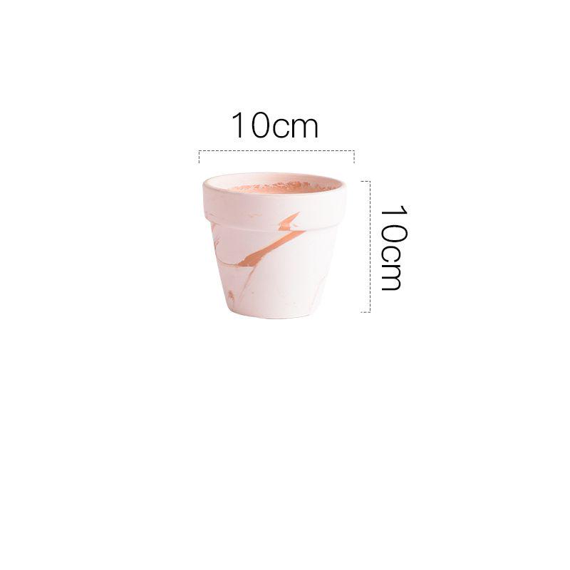 Terracotta Nordic Ceramic Flower Pot with Tray - Large, Coarse Pottery for Succulents and Pothos