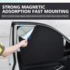 Downhill 4 PCS Car Side Window Sun Shades, Sun Protection Breathable Privacy Protection Car Window Sun Shades, Heat Ulation Magnetic Suction