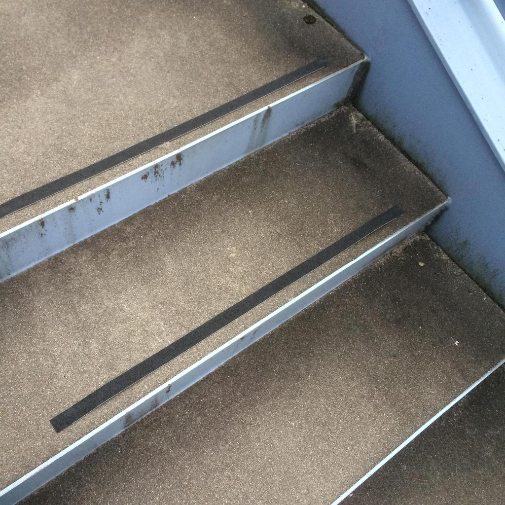 SGA-191 Anti-slip Tape Roll Type Outdoor Stairs 1.0 x 16.4 ft (25 mm) x 16.4 ft (5 m) (Black)