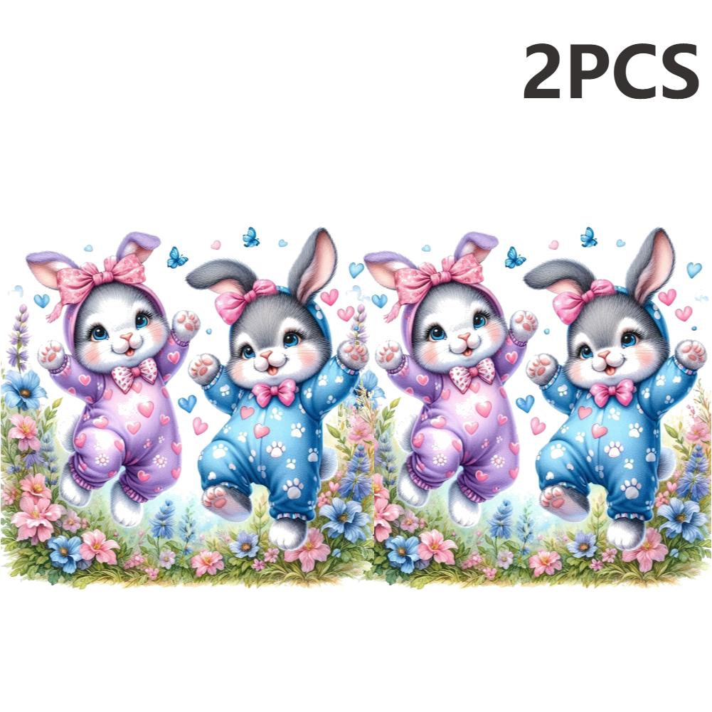 2pcs 5D DIY Full Round Drill Diamond Painting New Creative Easter Kit Home Decor Art Craft 30x30cm Living Room Bedroom Decoratio