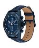 Navy Leather 1710655 [Tommy Hilfiger] Men's Watch, Dial, Strap,