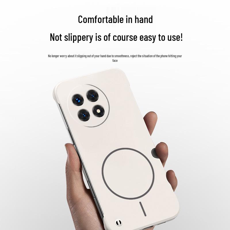 Compatible with OnePlus Ace 5, this skin-feel, magnetic, matte, drop-proof, solid color, anti-fingerprint protective case offers seamless protection.