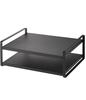Yamazaki Tower Over-the-Range Rack, Black, Approx. W40 X D30 X H15cm, Kitchen Rack, 7939