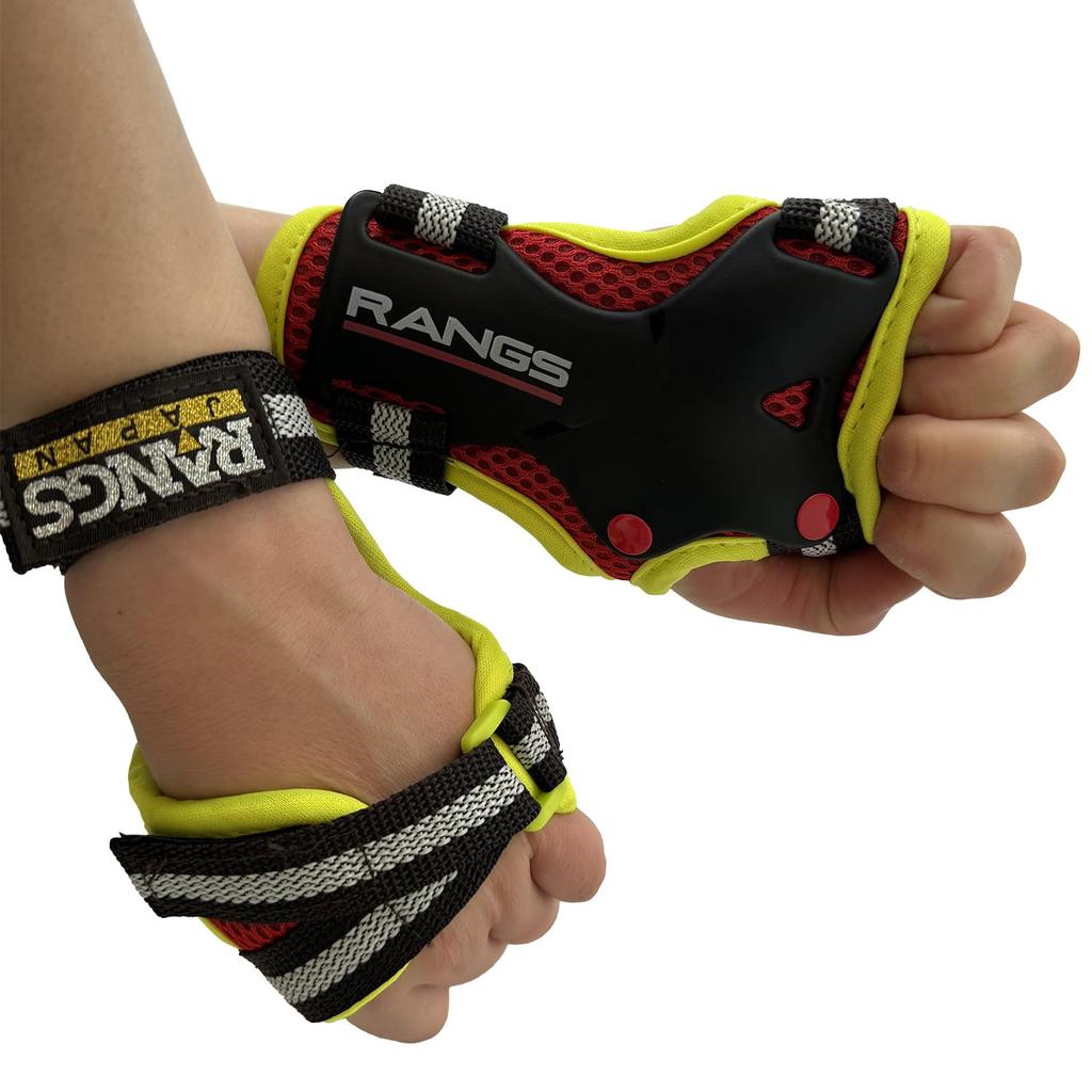 RANGS Japan Ripstick Deluxe Mini Circuit Navy Hand Officially Approved by the Japan Casterboard Association [Set Product] Protectors, Red/Black Set,