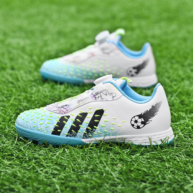 Hair Rotating Button Children's Football Shoes Teen Elementary School Girls Professional Training Broken Nails Football Shoes