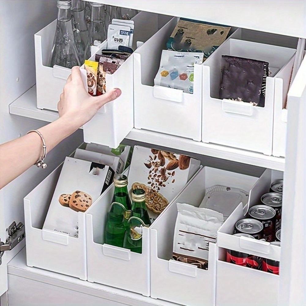1pc plastic drawer organizer, multiple compartment storage boxes for kitchen cabinets, cosmetics, and desk accessories, durable