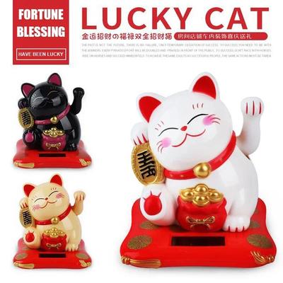 1pcs  Lucky Cats Electric Waving Arm Lucky Cat Cashier New Store Opening Gift Chinese Cat Decoration Christmas Birthday New Year