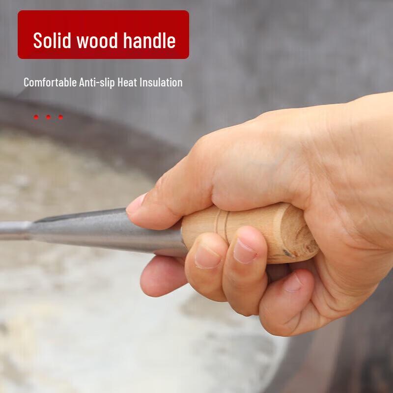 Grill-Bratgabel mit langem Griff aus Edelstahl