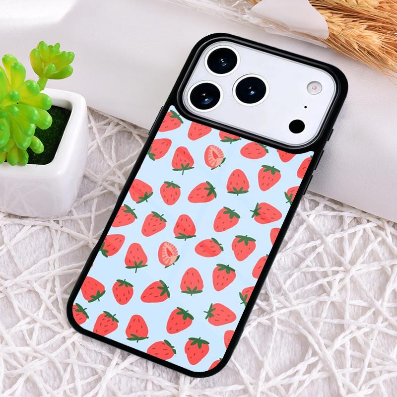 Strawberry Fields Shockproof Phone Case for iPhone 17 Air 16e 15 11 12 14 13 Pro Max Cover Coque