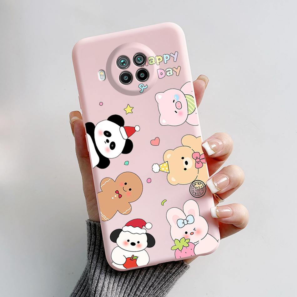 For Xiaomi Mi 10T Lite Case Cute Cat Cartoon Bear Frog Soft Silicone Back Cover For Xiaomi Mi10T 10 T Lite 5G Bumper Phone Case