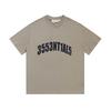 Cross-border foreign trade European and American trendy brand summer ESSENTIALS printing short-sleeved men's and women's round neck loose leisure