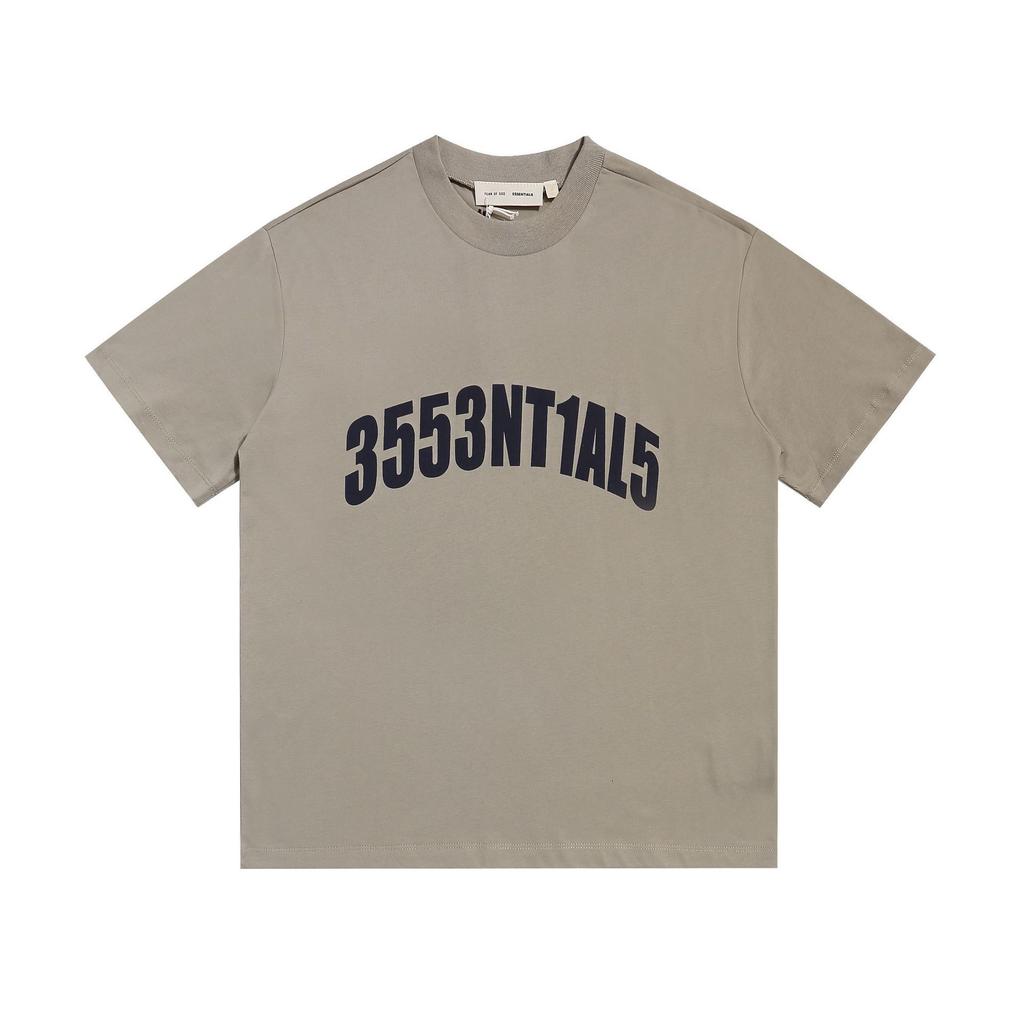 Cross-border foreign trade European and American trendy brand summer ESSENTIALS printing short-sleeved men's and women's round neck loose leisure