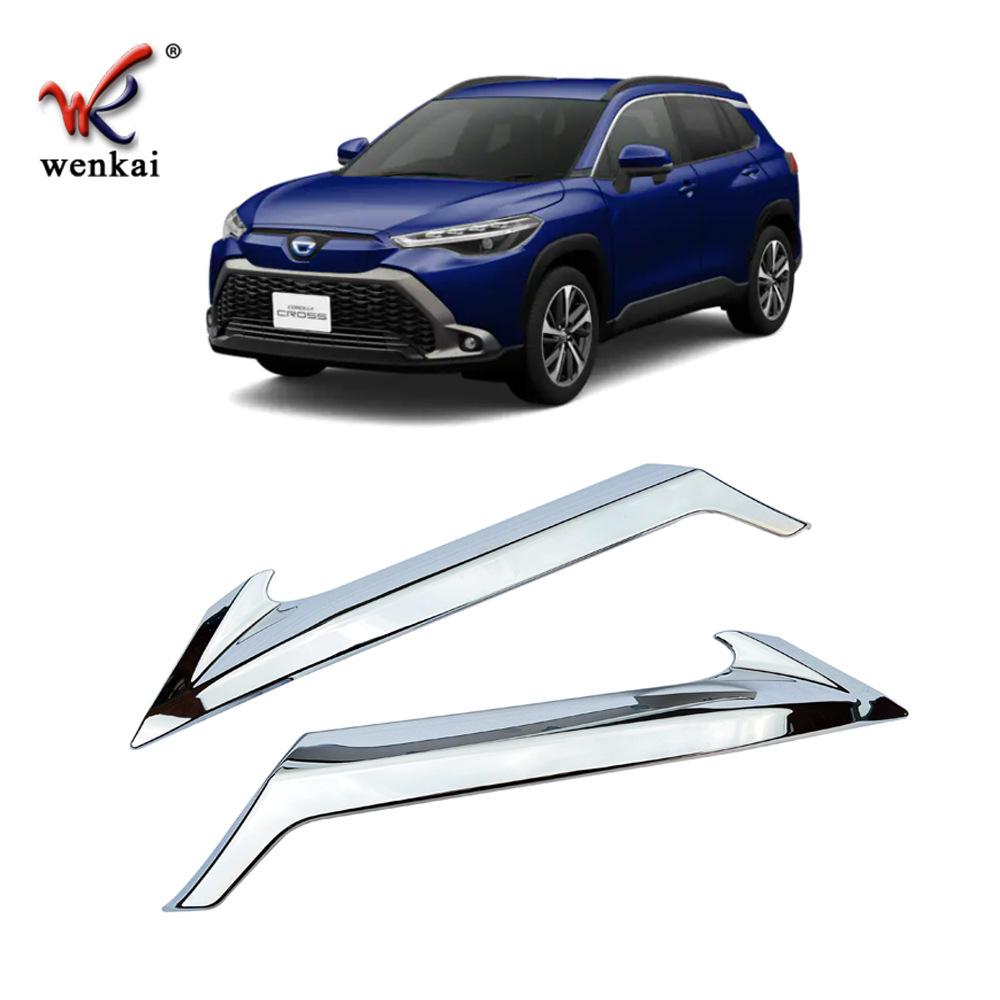 

Для Toyota Corolla Cross 2024 Комплект обвеса Передняя решетка Бампер Декоративные полоски Хром Внешние аксессуары для модификации автомобиля not suitable for the