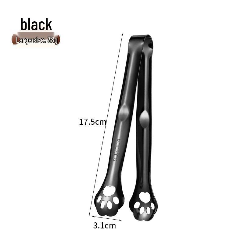 304 Stainless Steel Multi-use Cat Paw Tongs for Ice, Sugar, Coffee, Pastry, Barbecue