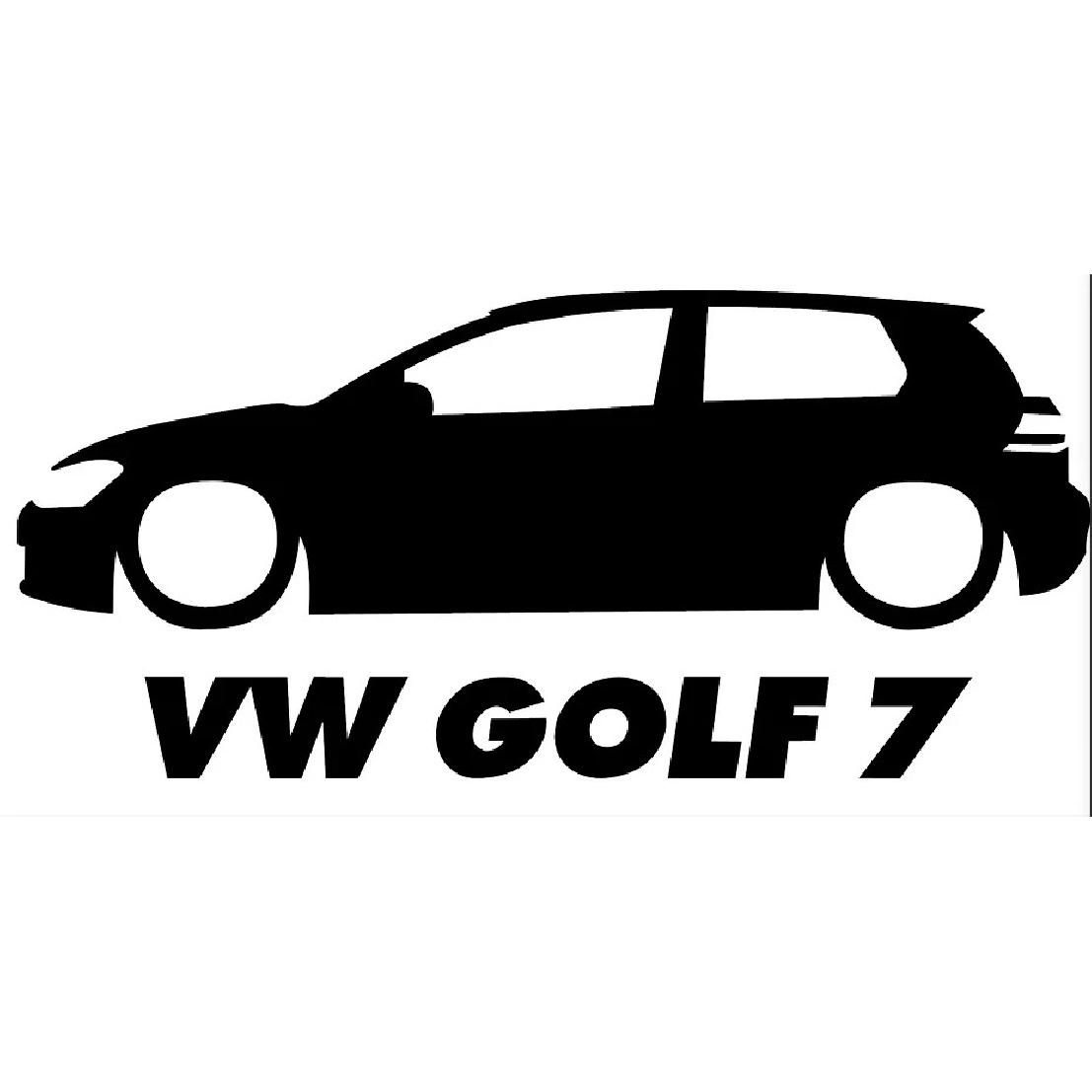 Car Body Sticker For Volkswagen GOLF1 Golf2 Golf3 Golf4 Golf5 Golf6 Golf7 GOLF 7 black