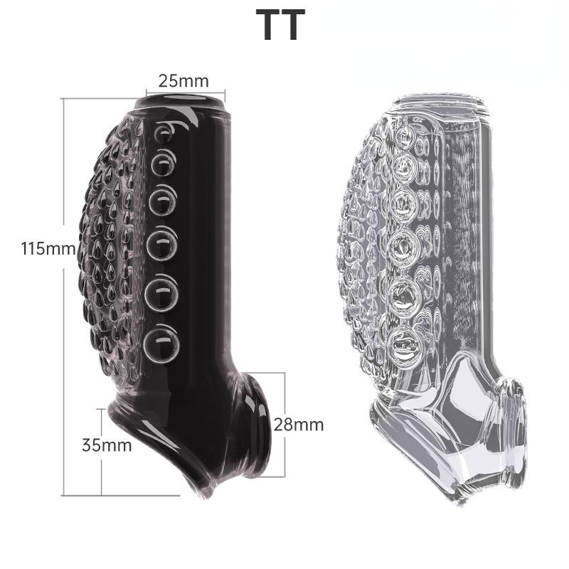 Penis Enlargement Sleeve Thickened Cock Ring Penis Extended Delay Time Sex Toys Lock Semen Adult Sex Products Penis Extension