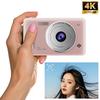 4K Ultra HD Digital Camera Auto Focus Dual-Lens Flash Cameras Multi-Purpose Video Recording Camcorder for Beginner Photography