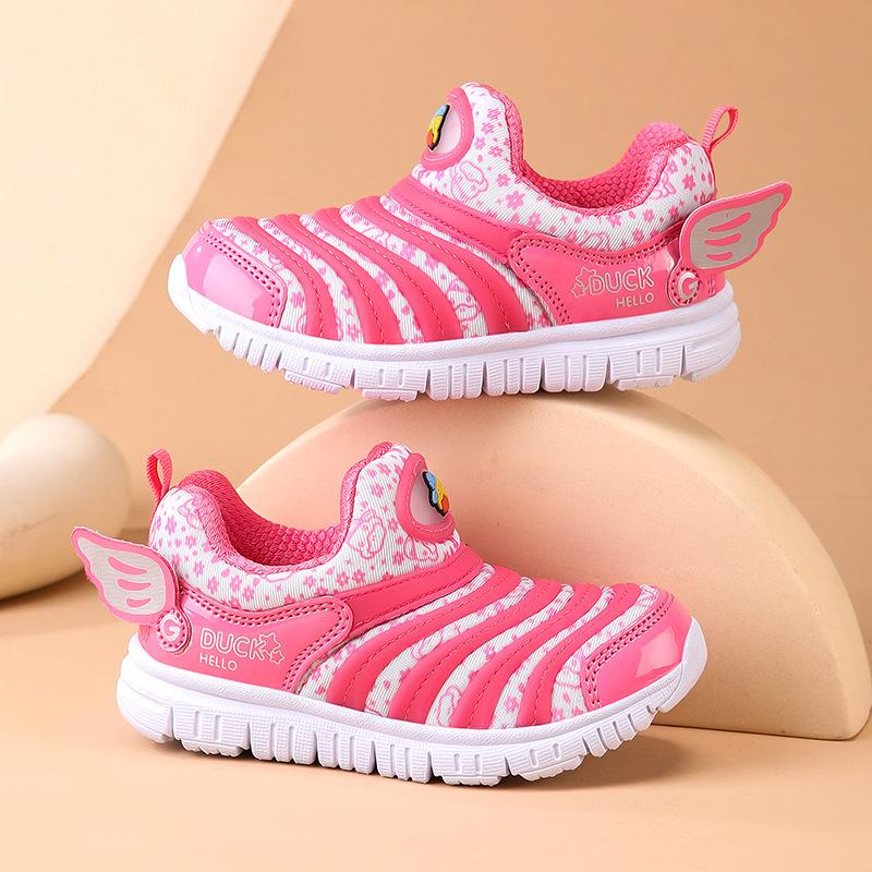 Classmate caterpillar children's shoes 2025 autumn new mesh boys sports shoes little girl baby shoes 2025