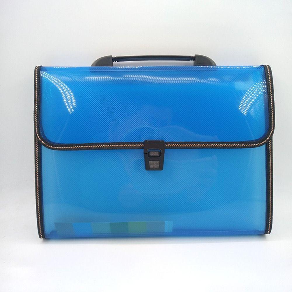 Waterproof Test Paper Storage Bag 13 Pocket Accordion File Folder  School Office Supplies