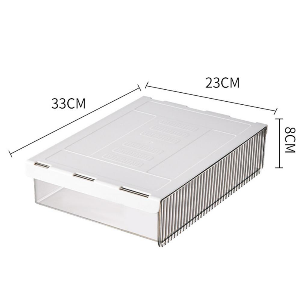 Under Desk Drawers Organiser Underdesk Drawer Box Plastic Transparent Space Saving Slide Out Under Table Storage Case For  Classroom