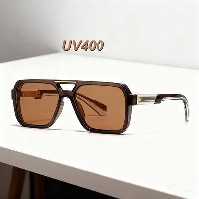 New Fashion Square Frame Women Sunglasses Retro Neutral UV400 Multi Color Sunscreen Glasses High Quality
