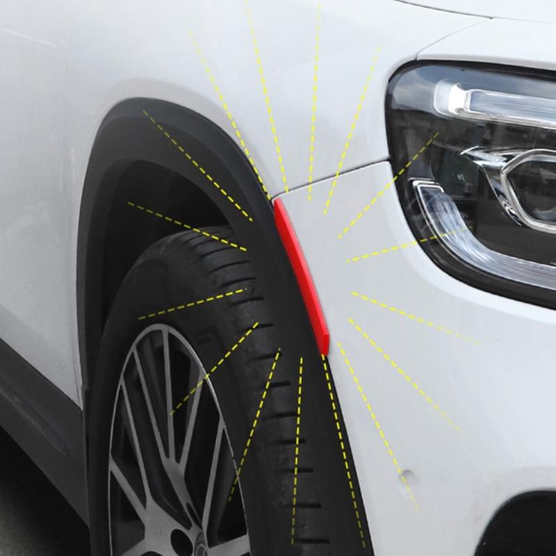 2pcs Auto Reflector Stickers Car Side Marker Sticker Car Accessories Reflective Trim Car Wheel Eyebrow Stickers Decal