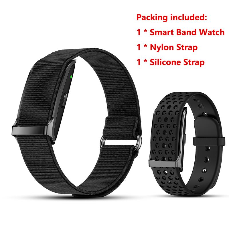 

No Screen Smart Watch Heart Rate Blood Oxygen Sleep Monitor Smartwatch Waterproof Bracelet Sport Fitness Tracker Men Wristbands чорний