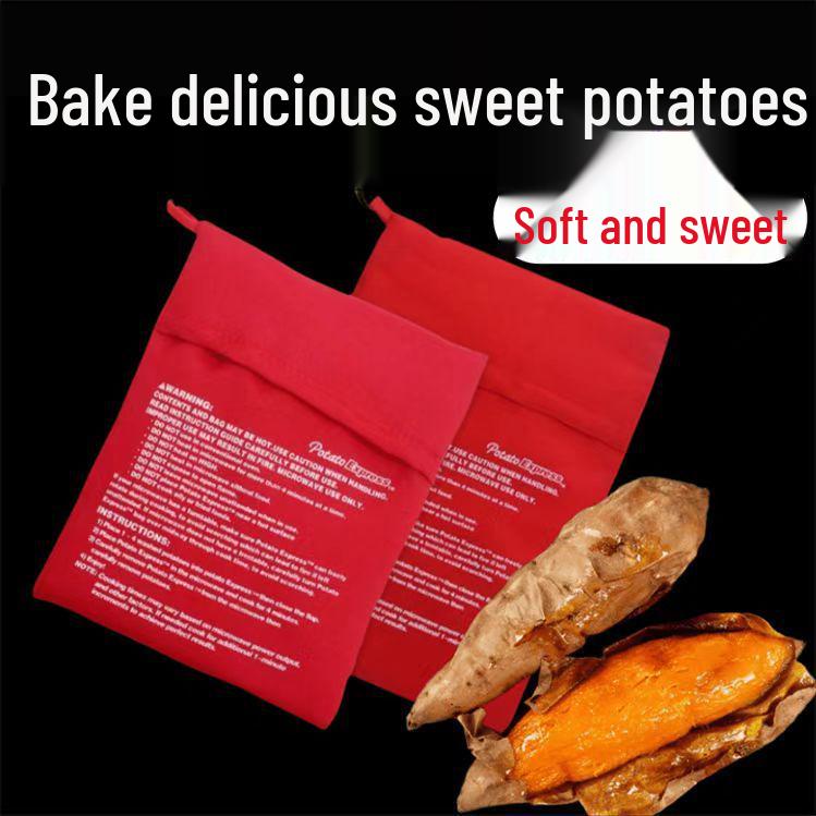 Mikrowellenofen Süßkartoffelbeutel - Röstkartoffel- & Mais-Ständerplatte