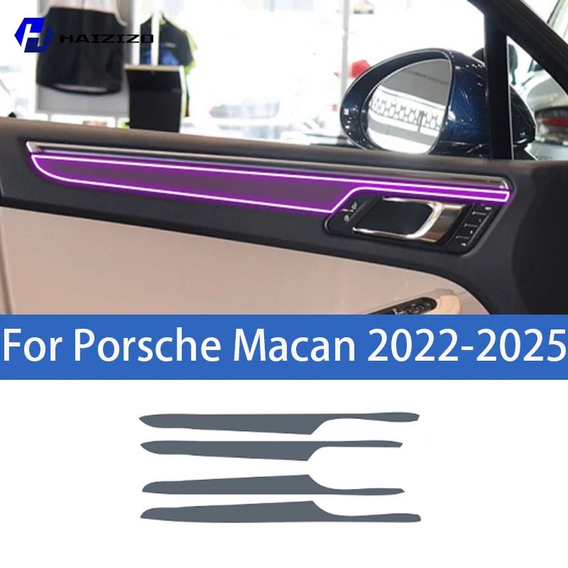Für Porsche Macan 2014-2025 Auto Innenraum Mittelkonsolen Schutzaufkleber Innenraum Dekorleiste TPU Schutzaufkleber PPF