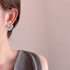 INS Stylish Statement Earrings For Women Multi Color Gridiron Plaid Enamel Metal Heart Shape Stud Casual Daily Fashion Jewelry