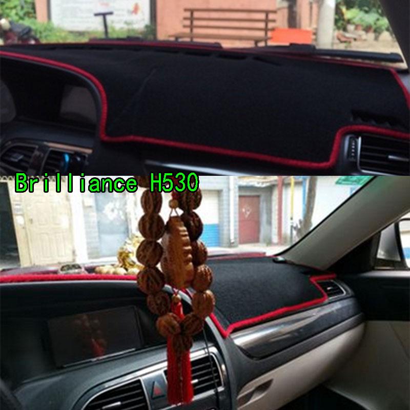 For Brilliance H530 Dashmat Dash mat Dashboard Cover Instrument Panel Sunscreen Pad Ornaments