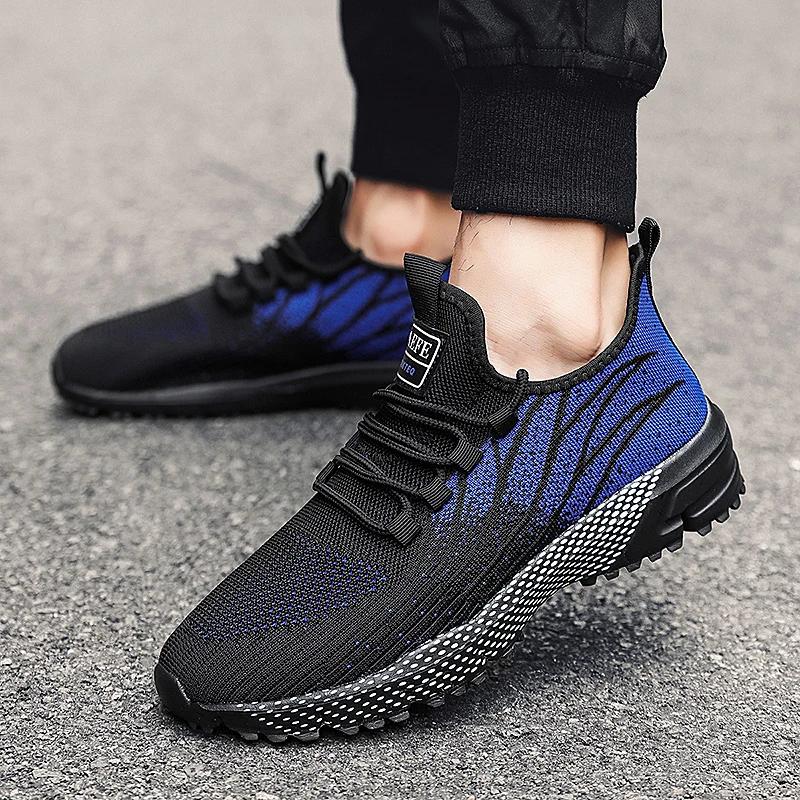 Fashion Men Casual Shoes Breathable Flats Mens Walking Shoes Athletic Jogging Running Mesh Lightweight Sport Sneakers Shoes Zapatillas