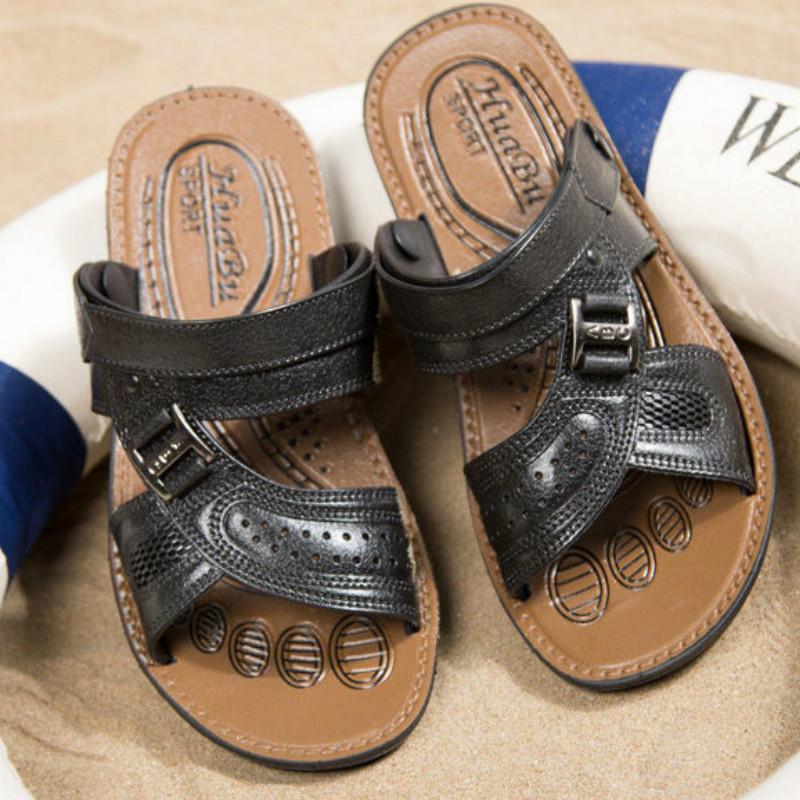 Hot Sale Summer Waterproof Non-Slip Sandals Men's Soft Bottom Wear-Resistant Slippers Dual-Purpose Breathable Sandals Men