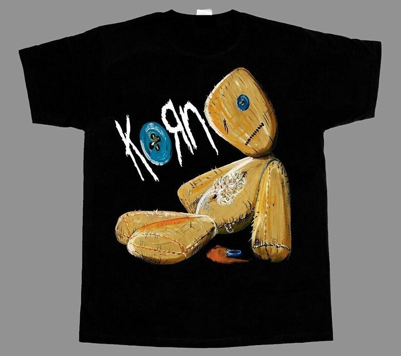 korn issues rock band new black short t-shirt XXXL