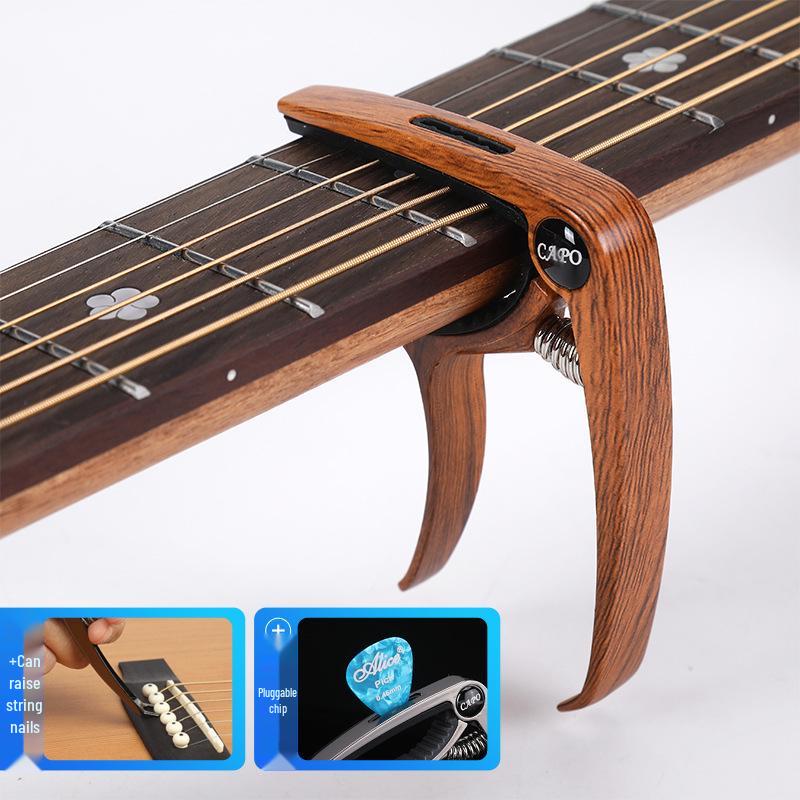 Metal Guitar Capo & Tuner Clip for Acoustic/Electric Guitars & Ukuleles