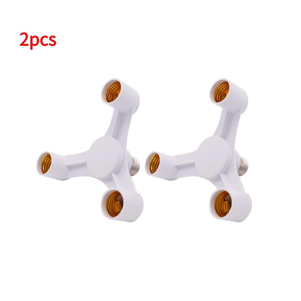3 In 1 E27 To E27 Extended LED Bulb Socket Splitter Adapter Bracket for Photo Studio Restaurants E27 Lamp Socket Adapter