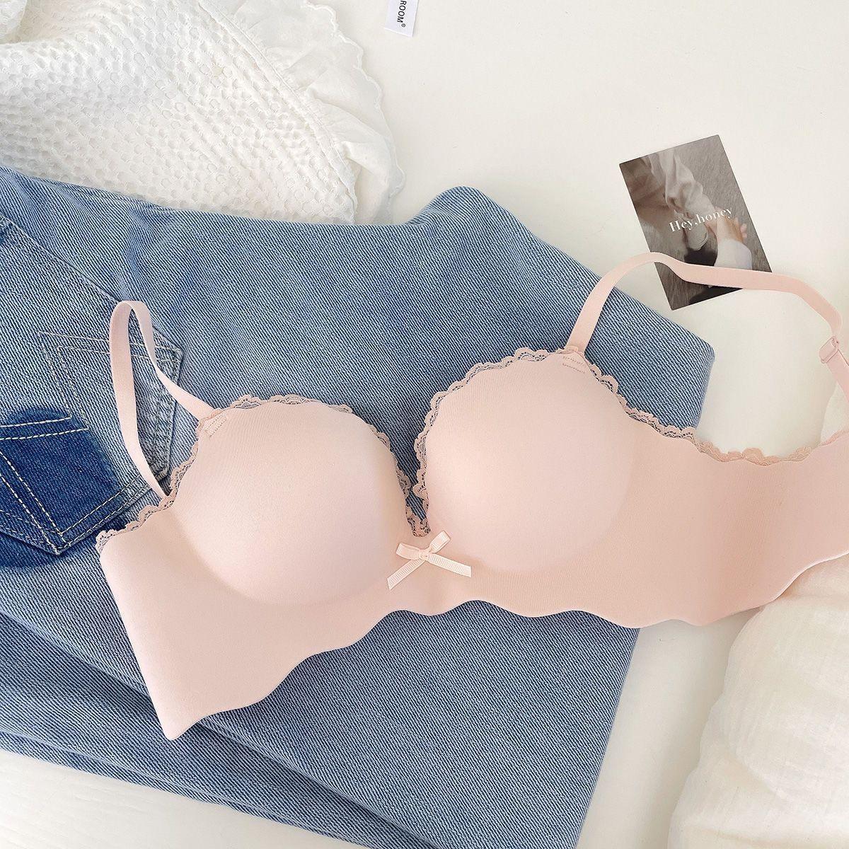 

Бесшовное нижнее белье пуш-ап для женщин, без косточек, сексуальный гладкий цельный бюстгальтер 38/85