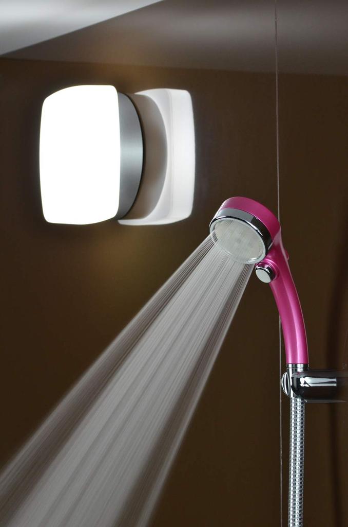 KAKUDAI Water Purification Stop Shower Pink Head, Li-Large, 357-916-P,