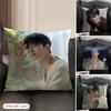 Kpop Singer Cha EEun WWoo Cushion Cover Natural Linen Organic Fabric DoubleSided Printing Sofa Home Decor Gift Pillow Case