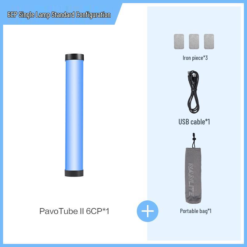 Nanguang PavoTube II 6C RGB Pocket Light: Magnetic Handheld Fill & Outdoor Soft Light Stick