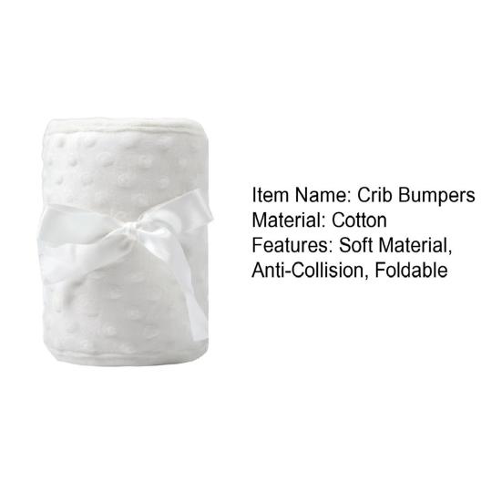 3 Pcs/Set Crib Bumpers Bite-resistant Soft Anti-Collision Guardrail Cover Corner Edge Protector